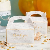 Offre Spéciale belle feuille d'or Logo personnalisé boîte d'emballage de gâteau boulangerie papier boîte-cadeau