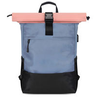 Ransel Besar Unisex Tahan Air Kompartemen Laptop 15.6" Port USB Anti-Maling Sekolah Perjalanan Kerja Santai Kapasitas 20-39L Resleting