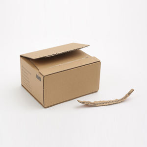 <span class=keywords><strong>Caja</strong></span> <span class=keywords><strong>de</strong></span> Cartón Corrugado Reciclable al por Mayor con Logotipo Personalizado, Autosellable, con Cierre <span class=keywords><strong>de</strong></span> <span class=keywords><strong>Cremallera</strong></span> y Tira Desprendible para Envíos - Product Image 4