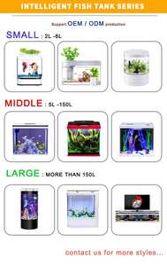 Hd Glazen <span class=keywords><strong>Aquarium</strong></span> <span class=keywords><strong>Aquarium</strong></span> <span class=keywords><strong>30L</strong></span> Intelligente Desktop Ecologische <span class=keywords><strong>Aquarium</strong></span> Met Wifi Controle Voerbox Licht Filter - Product Image 6