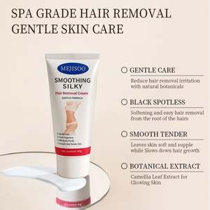 Crème dépilatoire pour hommes et femmes, prix de gros, marque privée, crème dépilatoire organique pour tout le corps, permanente et indolore - Product Image 3