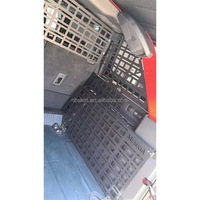 Organisateurs de panneau Molle de coffre en acier au manganèse organisateur de camion tactique Molle convient aux accessoires Ford Mustang 2015-2024