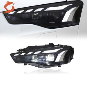 Pour <span class=keywords><strong>Audi</strong></span> A5 Modèles 12-16, Ensemble <span class=keywords><strong>de</strong></span> Phares Modifié, <span class=keywords><strong>Feux</strong></span> <span class=keywords><strong>de</strong></span> <span class=keywords><strong>Jour</strong></span> LED Bleu Effet Cheval Courant, Clignotant Séquentiel - Product Image 4