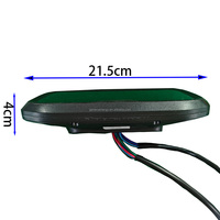Écran LCD universel de haute qualité pour scooter/vélo électrique, couleurs vives, haute visibilité, matériau plastique vert et noir