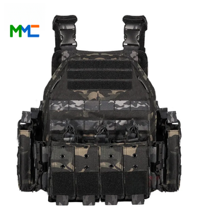 Chaleco Táctico Portaplacas con Peso, Transpirable, de Poliéster 1000D, para Uso en Exteriores, Talla Única, MMC - Product Image 3