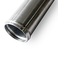 Kit de tuyauterie d'intercooler universel en aluminium de 3 pouces avec raccord et colliers en T