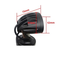 Projecteur ovale double LED CREE 20W 1000 Lumens 12-60V de haute qualité et durable pour voiture, tout-terrain, toit, éclairage de travail auxiliaire