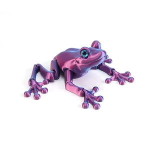 Juguetes de Rana, Modelo de Rana Saltarina Realista Impresa en 3D con Articulaciones Móviles, Juguetes Educativos STEM de Animales, Ciencia - Product Image 3