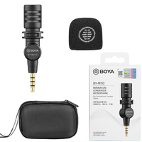 BOYA BY-M100 micro usb sans fil, Kit de Microphone, enregistrement Audio vidéo, Mini micro pour iPhone Android, Streaming en direct, caméra Vlog