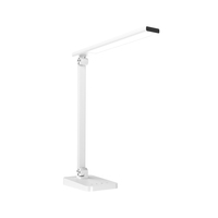 Lampe de lecture LED Premium 18W avec charnière multi-articulée, CRI 95 élevé, protection oculaire, 3 modes, intensité réglable, lampe de table/bureau moderne