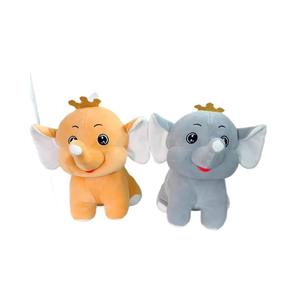 Peluche Éléphant Couronné Doux et Mignon, Poupée Éléphant Amusante, Compagnon pour Enfants, Cadeau pour Fille - Product Image 4