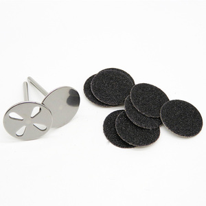 Papel de lija de disco de Podo redondo reemplazable, almohadilla de lijado de 15mm, 20mm, 25mm y 35mm de diámetro para Lima de pie de pedicura - Product Image 1