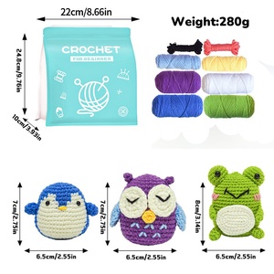 Kit per Uncinetto per Principianti in Vendita, Set di Filati e Uncinetti per Lavori a Maglia, Kit Completo per Principianti - Product Image 2