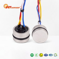 Capteur de pression sanitaire WTsensor PC10P, qualité alimentaire, hygiénique, pour lait, bière, liquides, en acier inoxydable, à cellule isolée remplie d'huile, SS