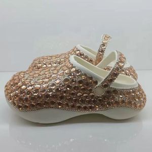 Sandalias Planas con Pedrería de Neón, Suela Gruesa, Plataforma para Exteriores e Interiores, Zapatos Sepatu 2025, Pantuflas - Product Image 5