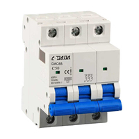 CDADA Nuevo Diseño DAC65 MCB 4 Polos 63A 50/60Hz 6kA C65 CA Capacidad de Ruptura  Voltaje Nominal