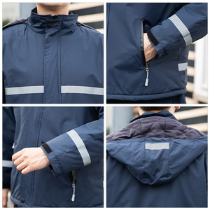 Di alta qualità strisce riflettenti <span class=keywords><strong>giacca</strong></span> <span class=keywords><strong>impermeabile</strong></span> da esterno per uomo donna <span class=keywords><strong>giacca</strong></span> invernale riflettente cappotto - Product Image 3