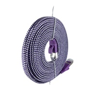 Kabel komunikasi Luar Ruangan 1M 2M 3M 5M kabel Jumper kucing 5e 6 6a kabel Ethernet Cat 8 dan Cat7