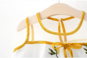 Wholesale Children Baby Cartoon Clothes Muslim Kaftan Hand Embroidery Designs for Baby Dress Made in Korea - Product Image 5