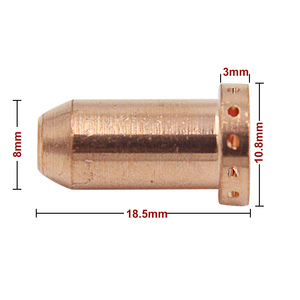 WSD-Schweißen 11 G210 Kupferspitzen-Plasma-Verbrauchs material Thermisch dynamischer Cut master 42/12 Plus Plasmas ch neider SL40-kompatibles 5-teiliges Plasma - Product Image 3