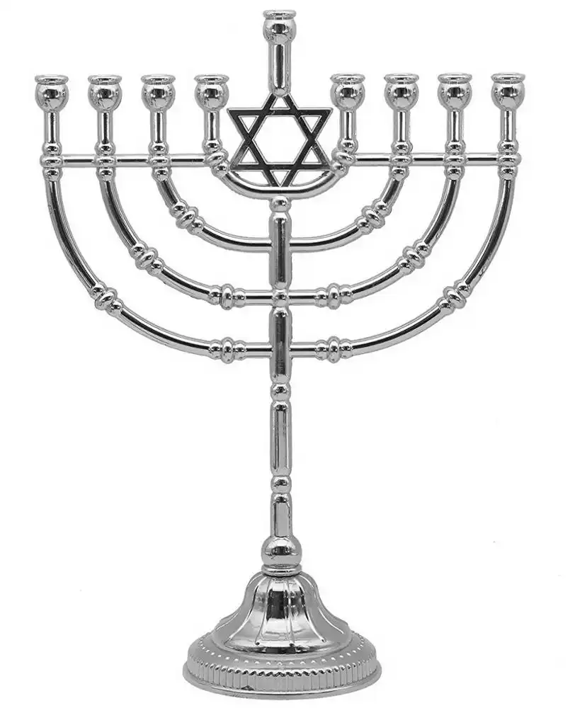 Niceyanashop — bougeoir jerouel en or, support décoratif des 7 branches, judaques Menorah