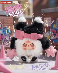 100% Authentique <span class=keywords><strong>Baby</strong></span> Three Nouvelle Série Rebellion Project Porte-clés en Peluche Boîte Mystère Emballage Original Jouets Cadeau - Product Image 6