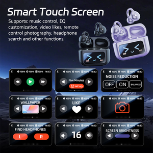 <span class=keywords><strong>Headset</strong></span> <span class=keywords><strong>Bluetooth</strong></span> M100 Kualitas Tinggi Grosir Pabrik, Layar Warna Pintar, Model Jepit di Telinga, <span class=keywords><strong>Headset</strong></span> Olahraga, Indikator Baterai LED JL - Product Image 4