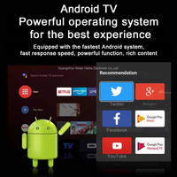 HAINA vente en gros super sans cadre 55 pouces affichage plein écran ultra hd 4k tv 50 55 65 pouces smart tv télévision