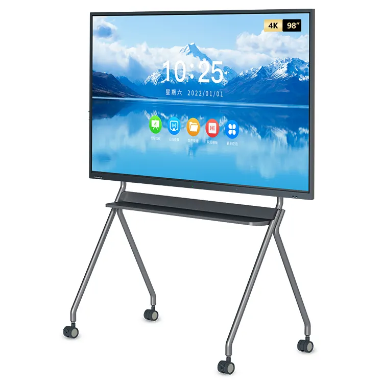 Leaderhub Interactive Touch Panel 98 pollici Smart Board lavagna interattiva digitale elettronica per l'insegnamento