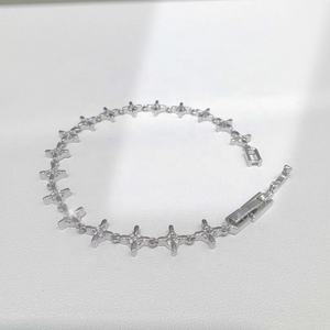 wholesale price plata 925 sterling Silver cross gem <b>bracelet</b> fashion vintage 14k 18k gold plated <b>shell</b> girls clover <b>bracelets</b> - Product Image 4