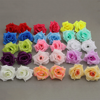 Vente en gros de têtes de roses en soie pour décoration de mariage, arrangements floraux DIY et arches, pour la Saint-Valentin et Noël 7