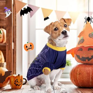 Camisetas de Halloween para Perros Weewooday, Talla Mediana, de Algodón, con Estampado de Dibujos Animados, Disfraz para Razas Pequeñas, Ropa Transpirable para Mascotas - Product Image 6