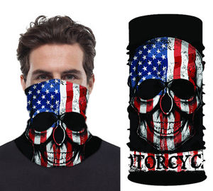 رخيصة الأمريكية طباعة قناع الساتان الفم اندانا هيرباند الرقبة Gaiter عقال أنبوبة رأسية عصابات للأطفال - Product Image 2