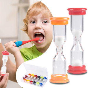 Tùy chỉnh đánh răng đồng hồ cát đồng hồ cát 30 giây 1/3/5 phút máy tính để bàn cờ vua Kid Board nhựa một phút trò chơi hẹn giờ - Product Image 2