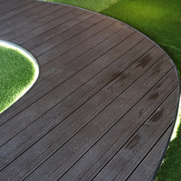 Panneaux de terrasse composites en bois WPC à grain 3D à prix d'usine pour revêtement de sol extérieur