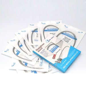 ลวดทันตกรรมแบบกลมหรือสี่เหลี่ยมลวดโค้งสแตนเลสสำหรับจัดฟันลวดจัดฟัน - Product Image 5