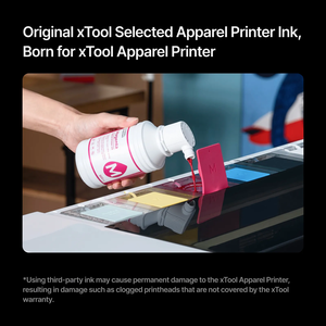 Xtool 500ml <b>White</b> Apparel <b>Printer</b> Ink for Dtf <b>Printer</b> - Product Image 2
