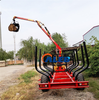 Grue à bois de chauffage automatique Grue à bûches Grue à bois 5T pour forêt