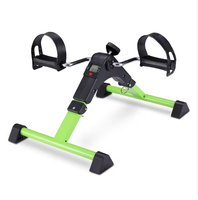 Vélo d'exercice pliable électrique portable en aluminium pour la rééducation à domicile, entraînement des bras et des jambes