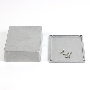 Daiertek 120*94*38MM Caja de aluminio lisa fundida a presión para pedales de efectos Stomp Box Wah Talk Custom <span class=keywords><strong>Hammond</strong></span> 1590BB2 - Product Image 1