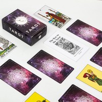 Baraja de Cartas del Tarot Personalizada en Diferentes Idiomas, Ecológica, Duradera, Impresión a Todo Color, Esquinas Redondeadas, Embalaje en Caja de Regalo - OEM