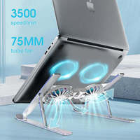 Offre Spéciale support pour ordinateur portable en alliage d'aluminium ergonomique Portable pliable Table support pour ordinateur portable support réglable coussin de refroidissement pour ordinateur portable
