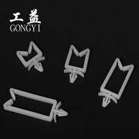 Attache-câble réglable en nylon durable 26 mm, fixation rapide à clip flexible, pour fixation de câbles sur panneau, isolation PA66, blanc