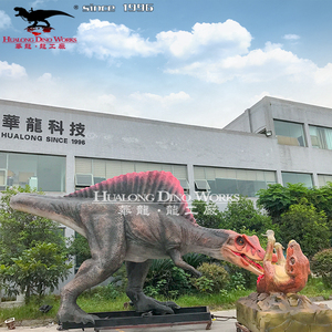 Hualong Dino Works Tailor Made mô phỏng sống động kích thước cuộc sống khủng long mô hình chiến đấu - Product Image 4