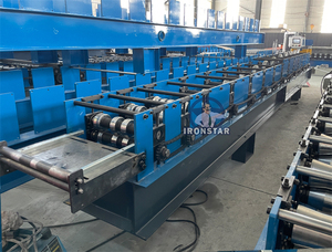 Ironstar 2025 năm nóng bán nhôm nửa vòng <span class=keywords><strong>Ridge</strong></span> <span class=keywords><strong>cap</strong></span> cuộn hình thành máy làm được sử dụng cho kim loại tráng men ngói lợp - Product Image 3