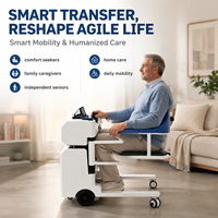 Chaise de transfert mobile intelligente fabriquée en Chine, télécommande Bluetooth, hauteur réglable électriquement pour les scénarios domestiques