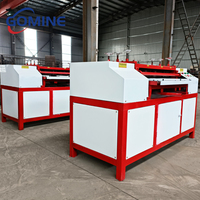 Machine de séparation du cuivre et de l'aluminium des radiateurs de climatisation usagés, machine de décapage et de séparation des radiateurs en cuivre et en aluminium