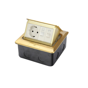 Стандартный выдвижной разъем питания со стальной коробкой двойной тип скрытого напольного разъема Usb водонепроницаемый разъем питания - Product Image 4