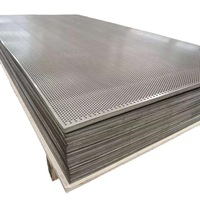 Fourniture du fabricant Filet de poinçonnage à trous hexagonaux Grille de haut-parleur en treillis métallique perforé