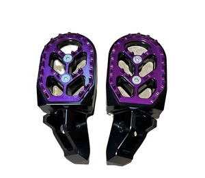Repose-pieds de course en alliage d'aluminium CNC KYZ, anodisés rouge, compatibles avec la moto électrique Sur-Ron Light Bee X S, accessoires tout-terrain - Product Image 2